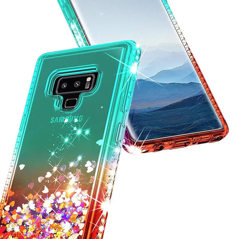 Samsung S26 Note 10 Phone Case Gradient Liquid Sand Diamonds Anti-Drop — feature 10