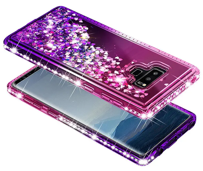 Samsung S26 Note 10 Phone Case Gradient Liquid Sand Diamonds Anti-Drop — feature 13