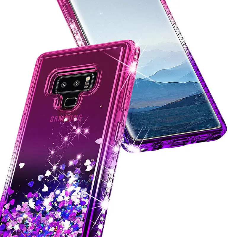 Samsung S26 Note 10 Phone Case Gradient Liquid Sand Diamonds Anti-Drop — feature 14