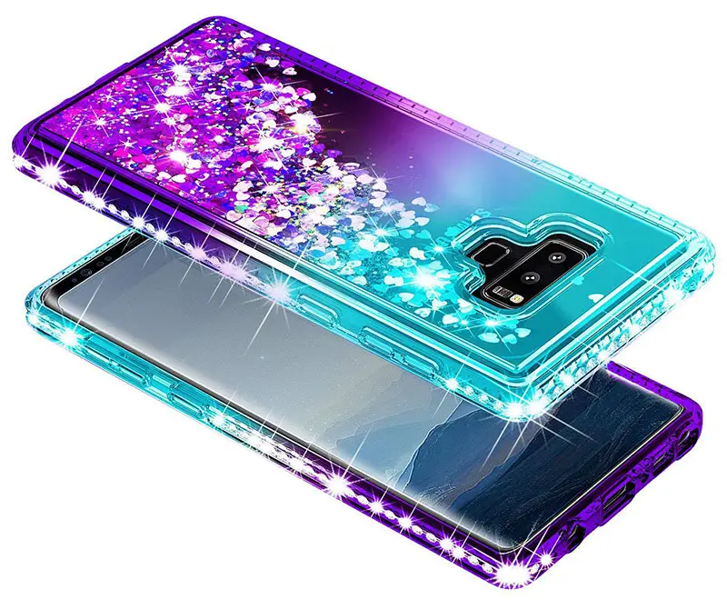 Samsung S26 Note 10 Phone Case Gradient Liquid Sand Diamonds Anti-Drop — feature 17