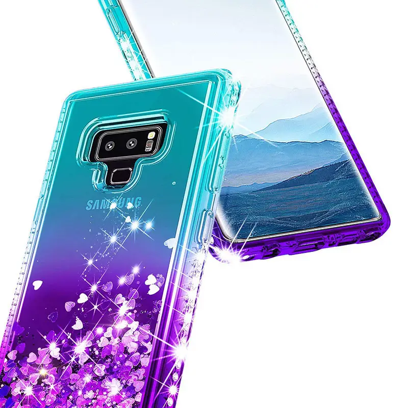 Samsung S26 Note 10 Phone Case Gradient Liquid Sand Diamonds Anti-Drop — feature 18