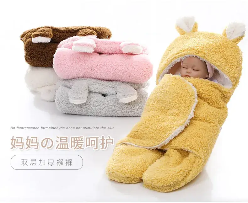 Baby Velvet Blanket Winter Warm Cross Border — feature 1