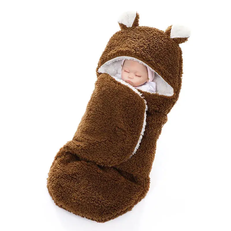 Baby Velvet Blanket Winter Warm Cross Border - Image 5
