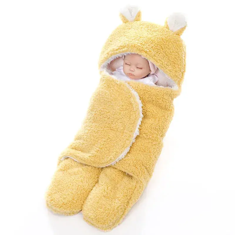Baby Velvet Blanket Winter Warm Cross Border - Image 7
