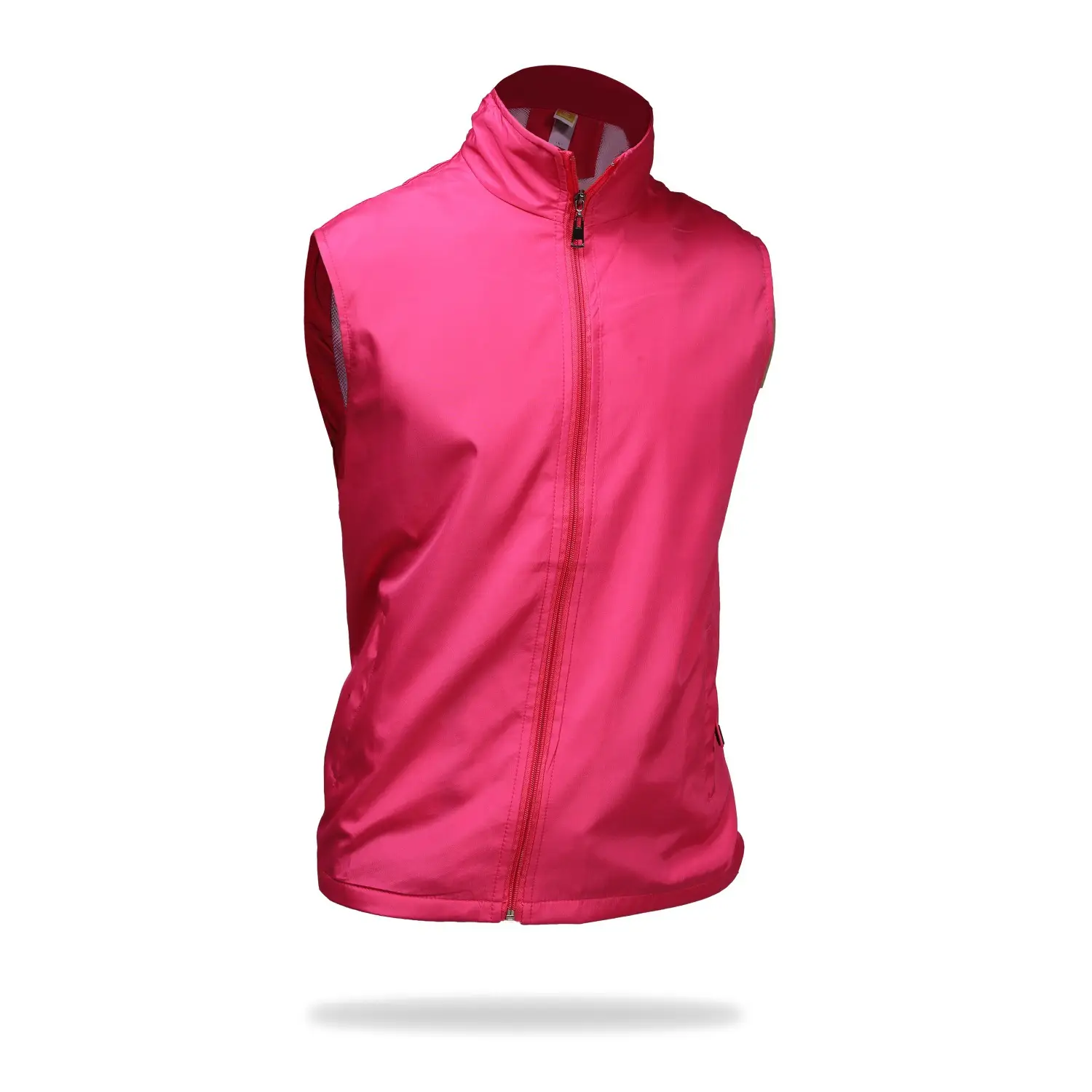 Blue Full-Zip Sleeve Vest for Men - Image 5