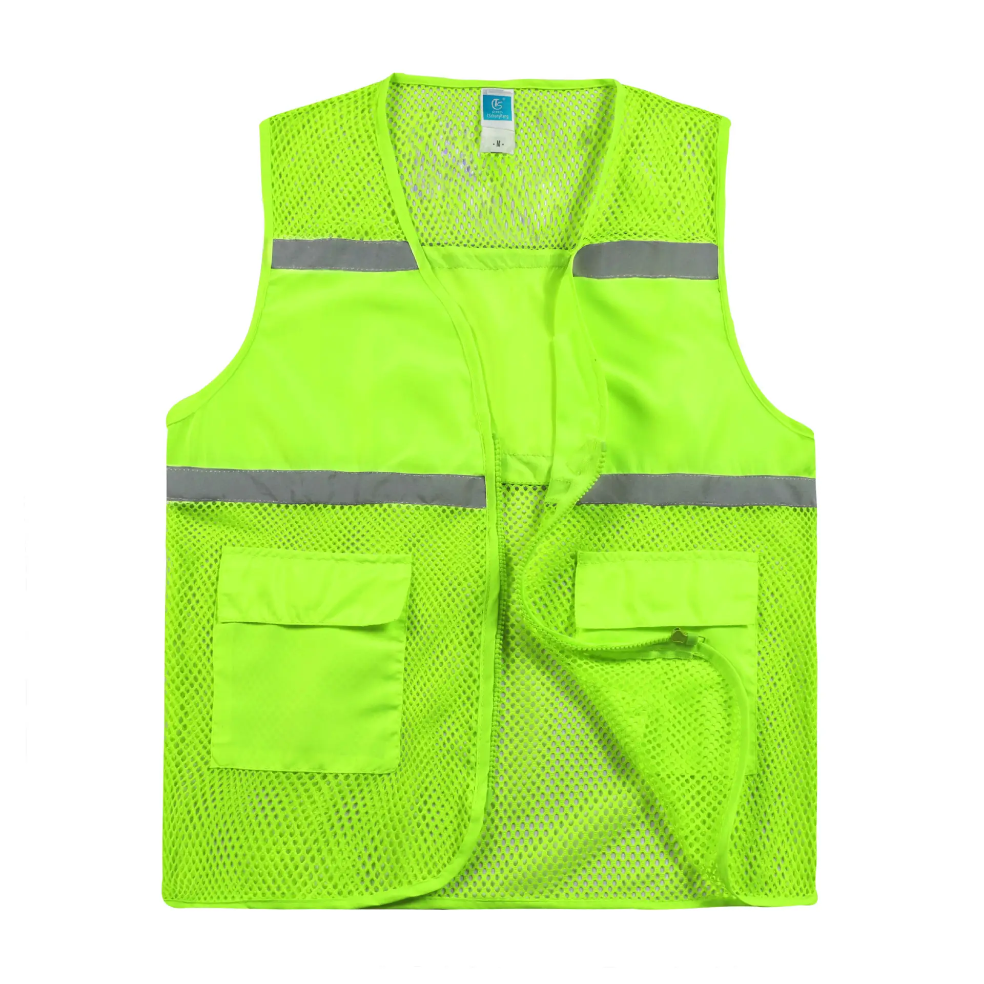 Yellow Reflective Waistcoat Vest for Volunteering