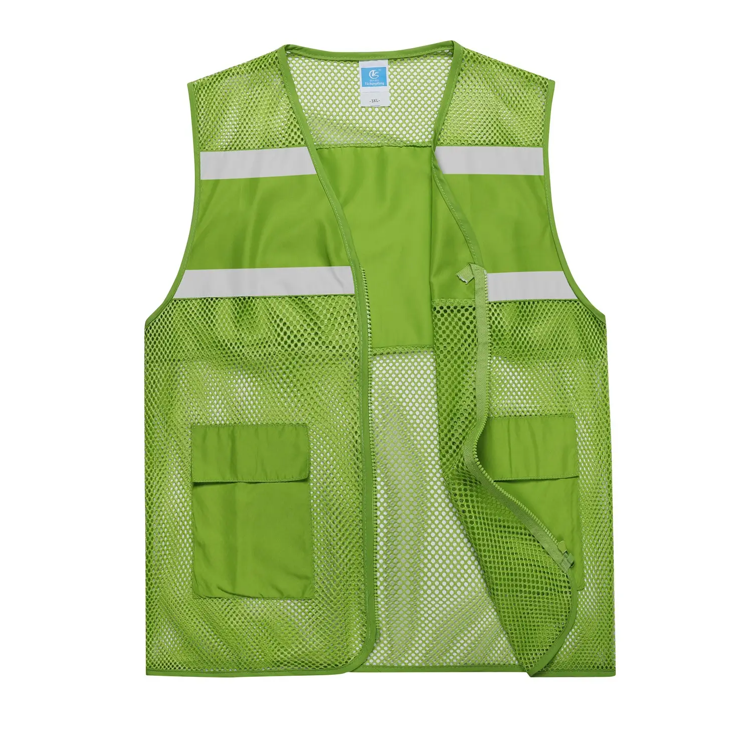 Yellow Reflective Waistcoat Vest for Volunteering