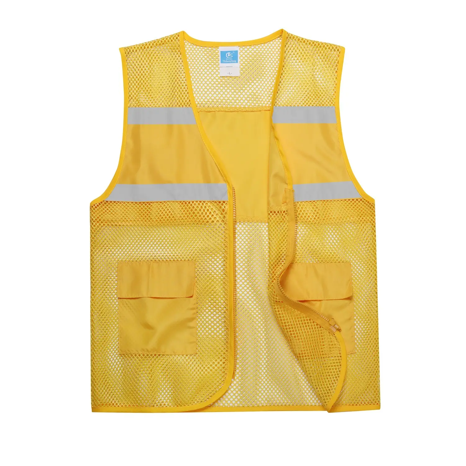 Yellow Reflective Waistcoat Vest for Volunteering