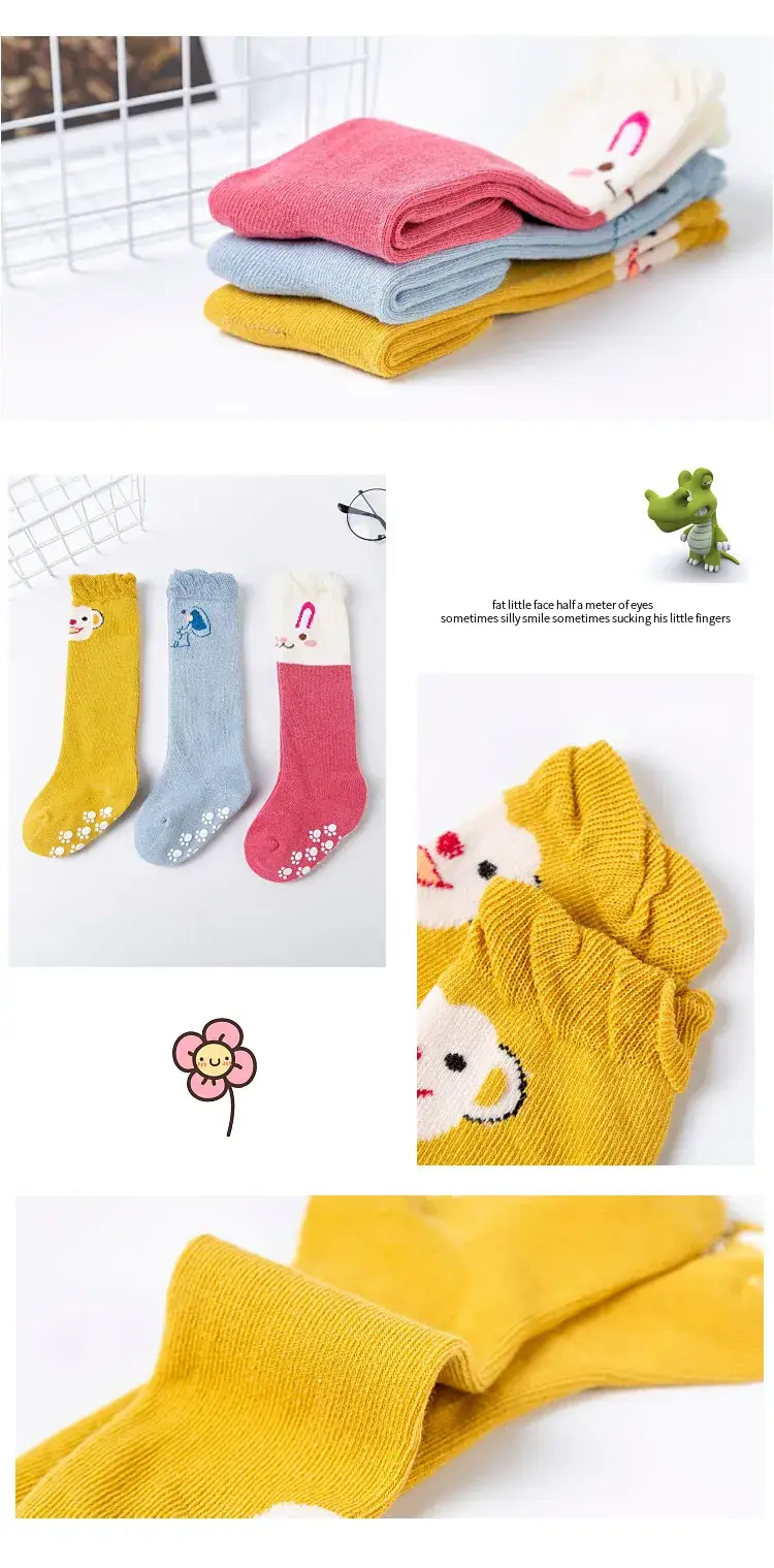 Autumn Baby Socks Boneless Loose Neck Non-Slip — feature 12