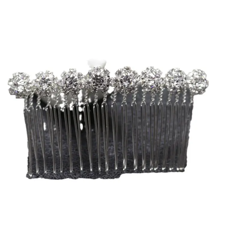 Korean Style Rhinestone Hair Combs for Bridal Use - Image 7