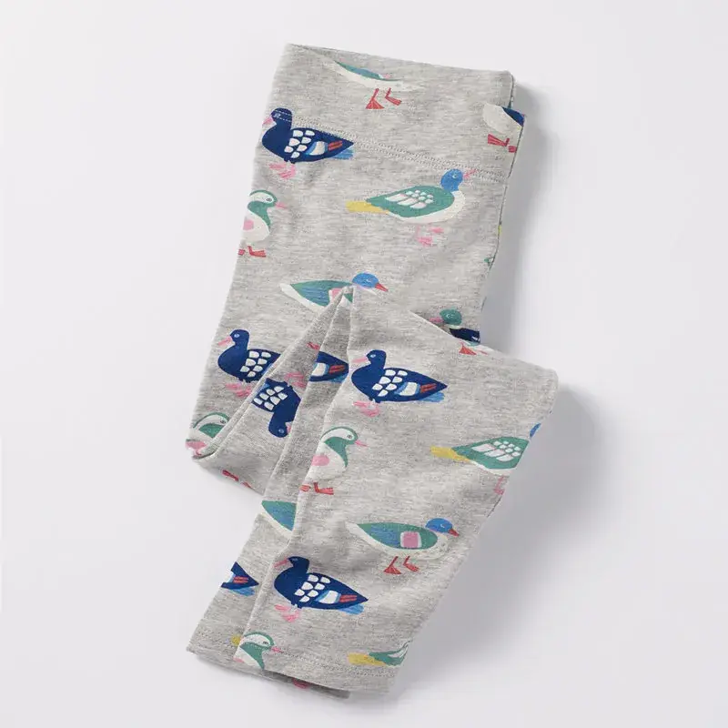 Girls Cotton Printed Leggings Spring Autumn - Image 2