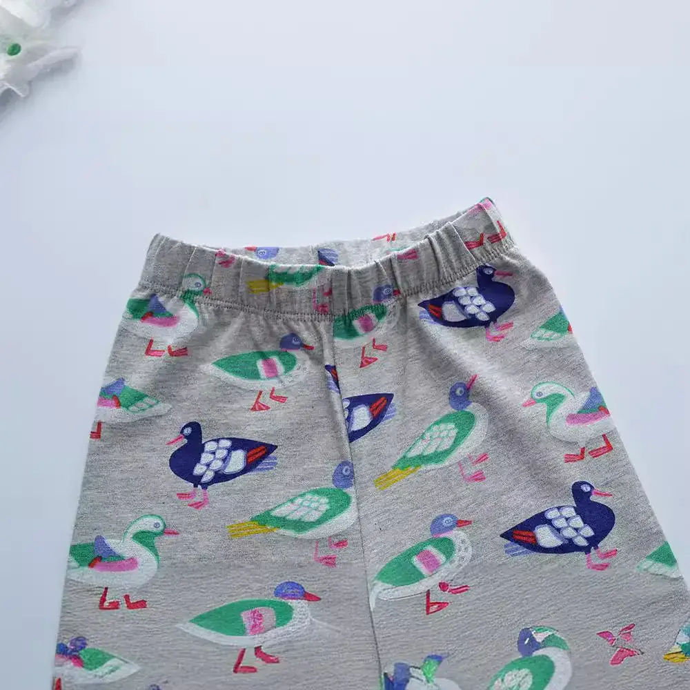 Girls Cotton Printed Leggings Spring Autumn - Image 3
