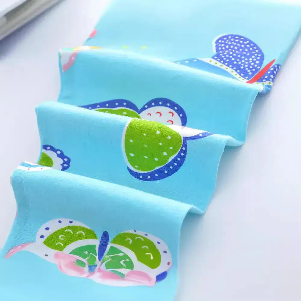 New Girls Butterfly Print Leggings Blue Spring Autumn - Image 4