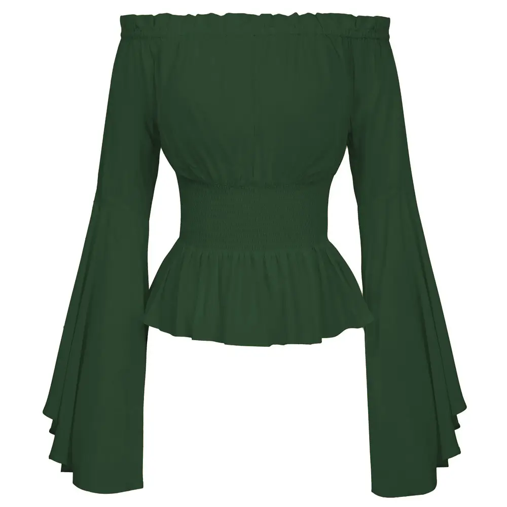 2020 Long Sleeve Women's Cream Renaissance Top - Image 4