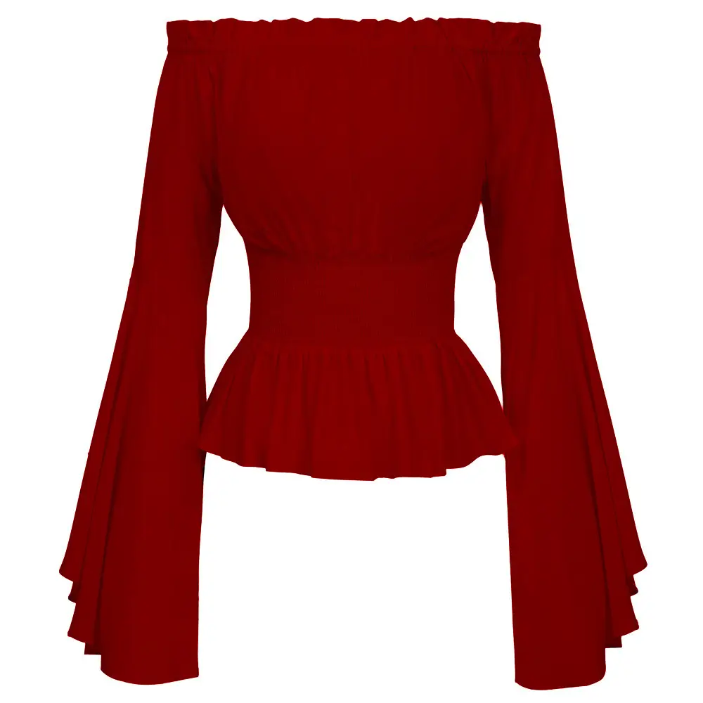 2020 Long Sleeve Women's Cream Renaissance Top - Image 2