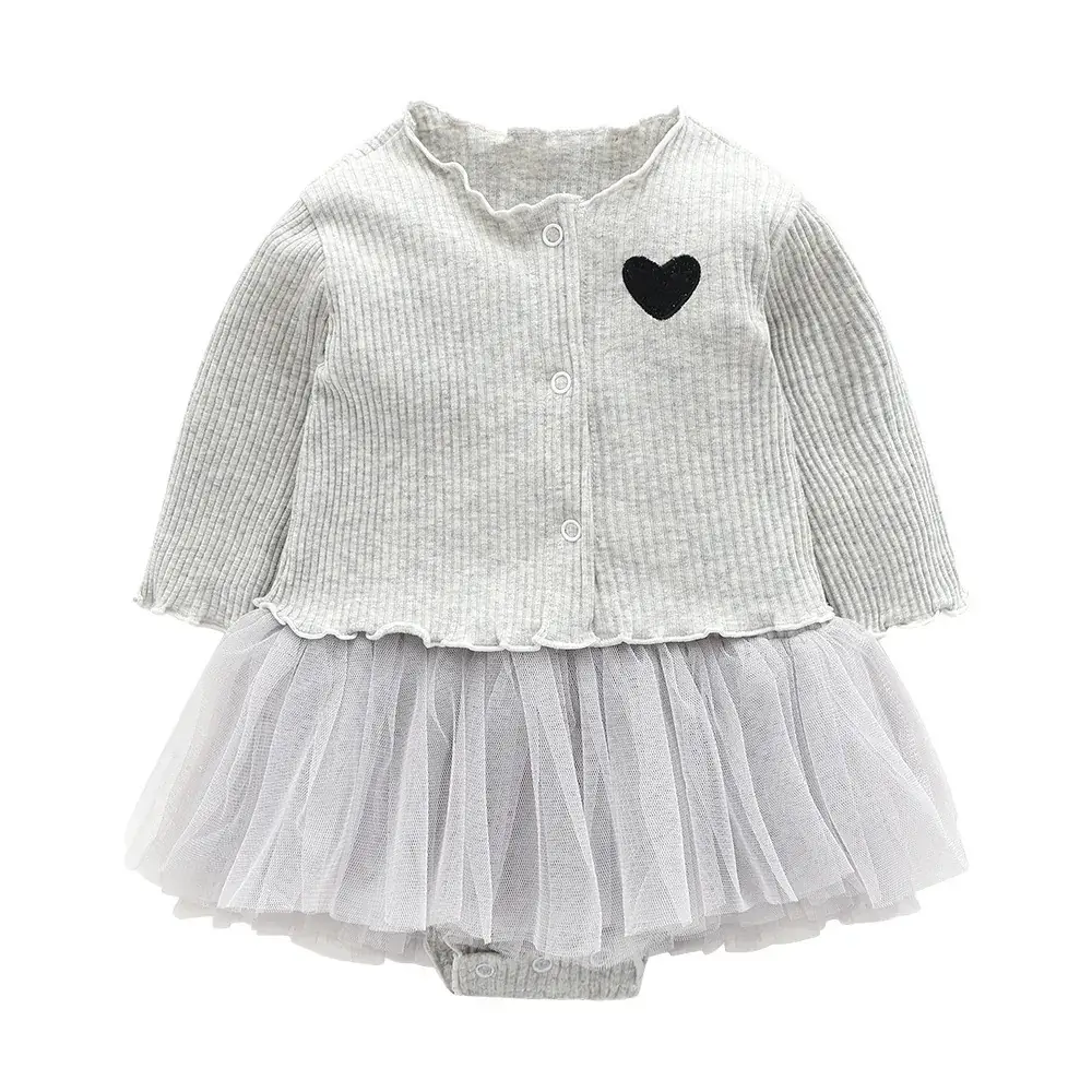 Baby Skirt Pure Cotton Western Style Newborn Siaman Cute Love Suit - Image 7
