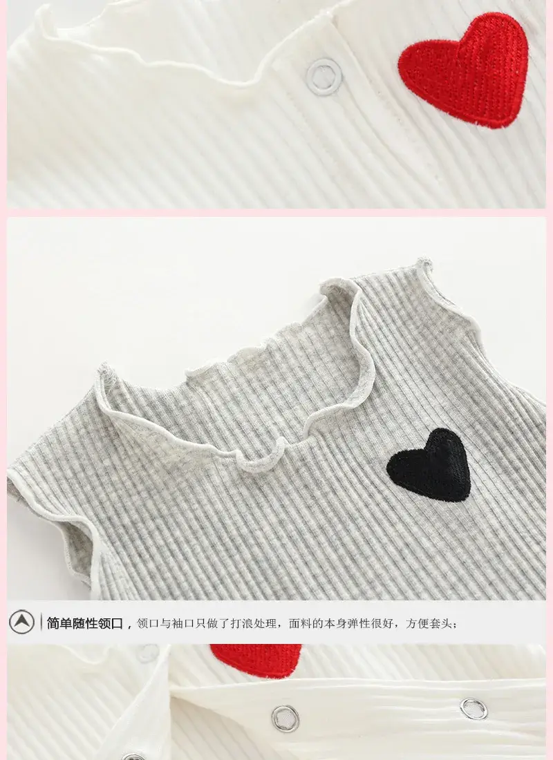 Baby Skirt Pure Cotton Western Style Newborn Siaman Cute Love Suit — feature 8