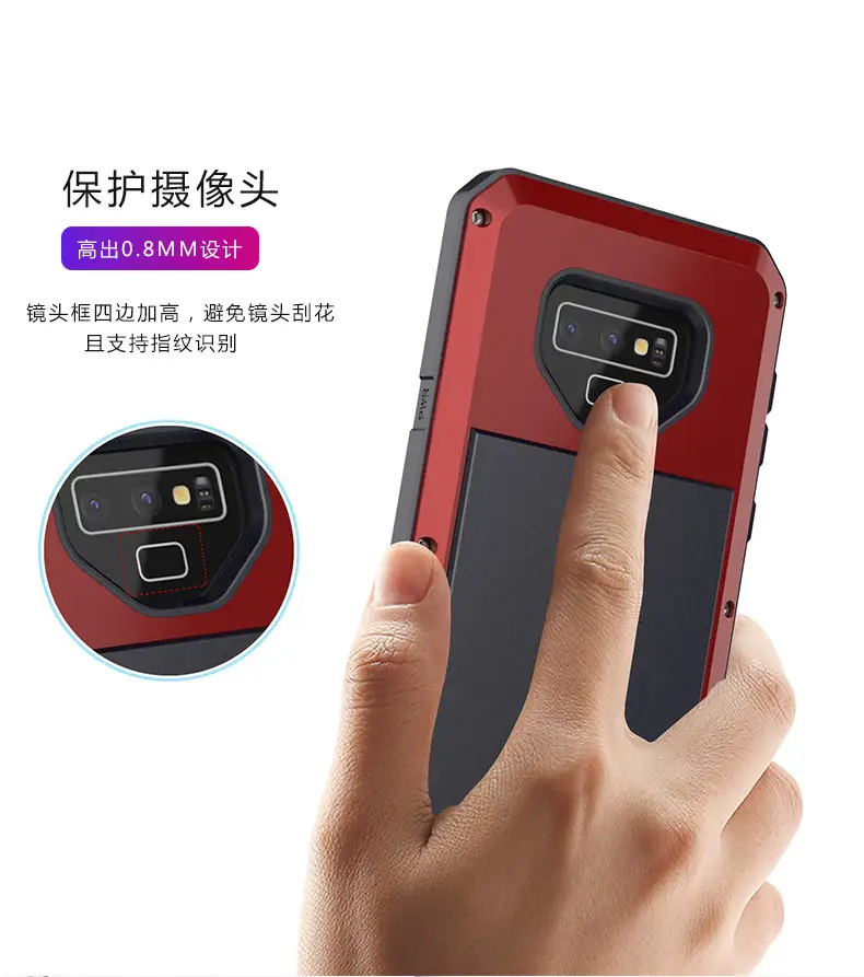 Samsung Galaxy Note9 Protective 3-Point Waterproof Case — feature 12
