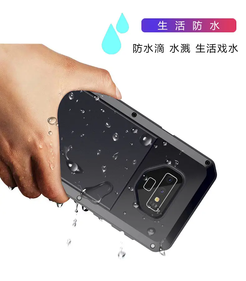 Samsung Galaxy Note9 Protective 3-Point Waterproof Case — feature 8