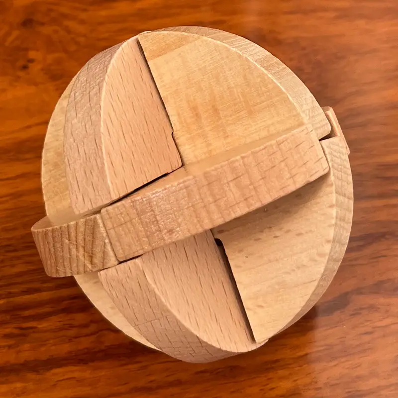 Wooden Beech Lock Puzzle Set for Kids - Image 12