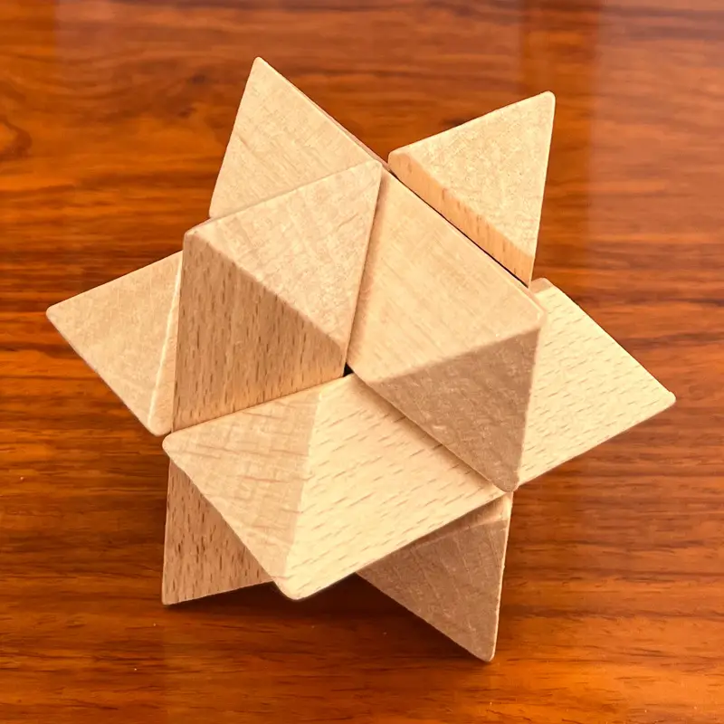 Wooden Beech Lock Puzzle Set for Kids - Image 15