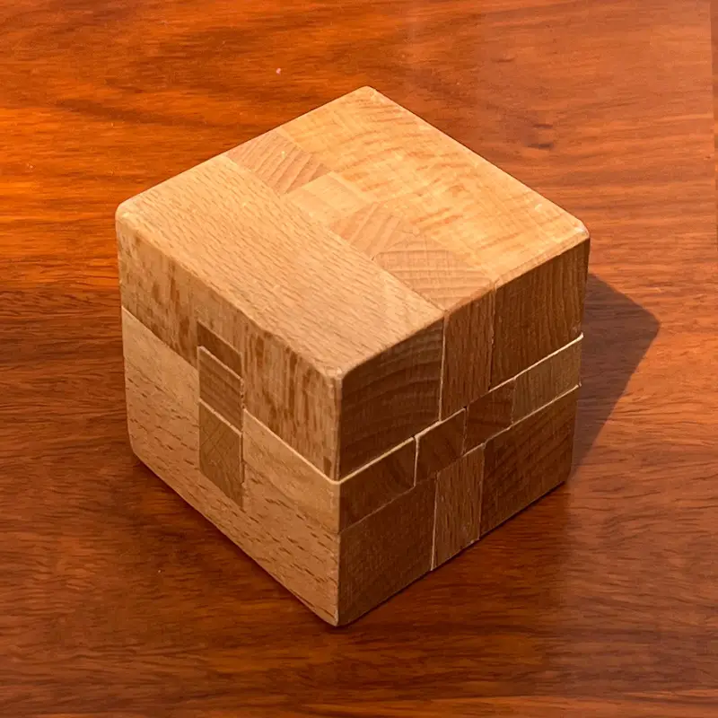 Wooden Beech Lock Puzzle Set for Kids - Image 36