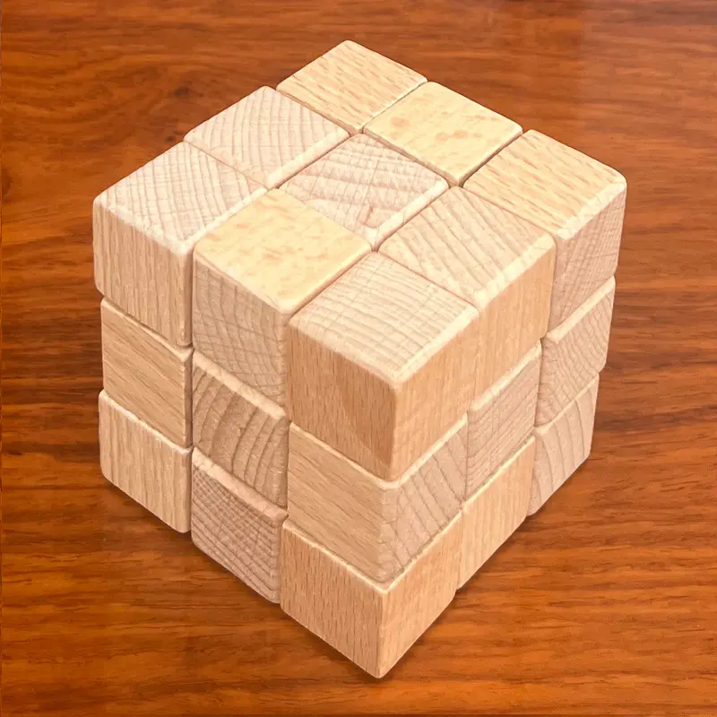 Wooden Beech Lock Puzzle Set for Kids - Image 37
