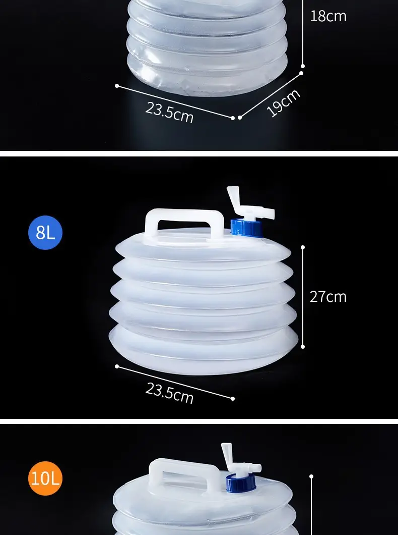 15L Folding Water Bucket for Camping & Travel — feature 5