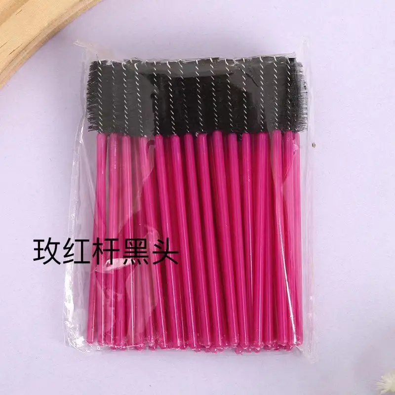 玫红杆黑头