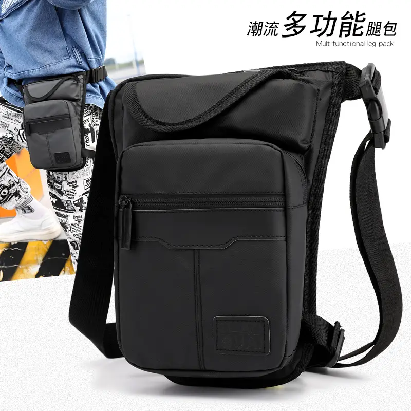 Men's Waterproof Sports Crossbody Bag Navy Blue - Image 5