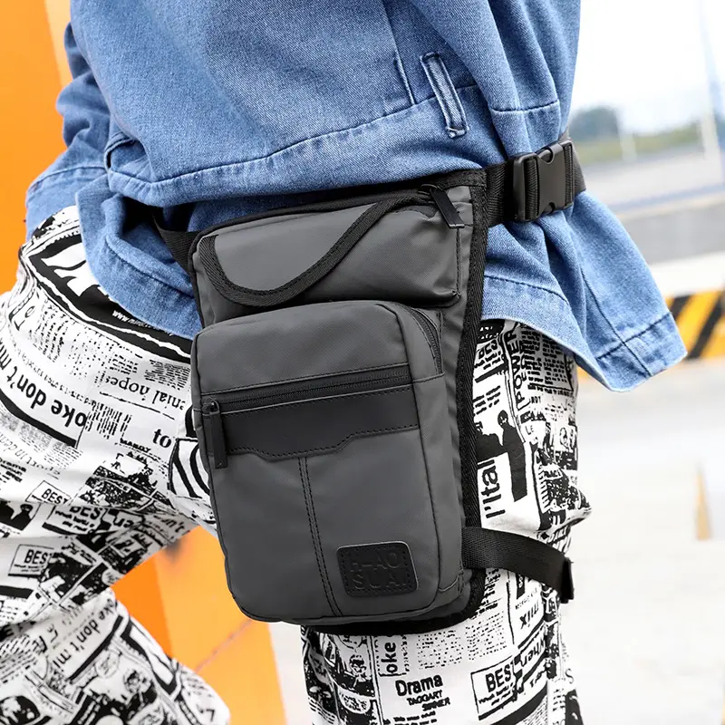 Men's Waterproof Sports Crossbody Bag Navy Blue - Image 7