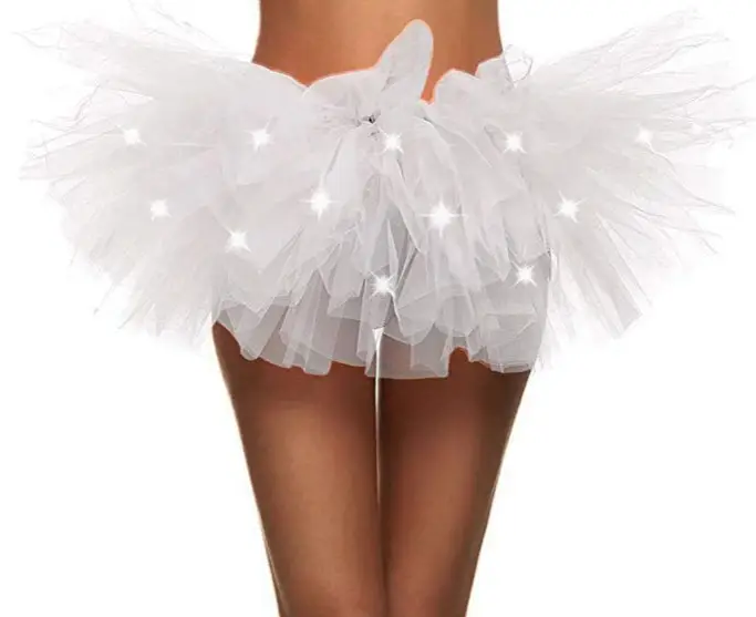 Pink Puffy Tulle Dance Skirt for Women - Image 17