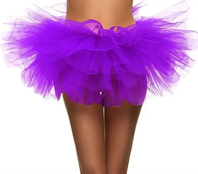 Pink Puffy Tulle Dance Skirt for Women - Image 10