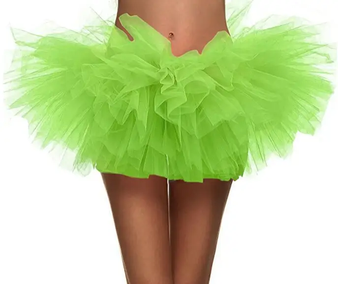 Pink Puffy Tulle Dance Skirt for Women - Image 6