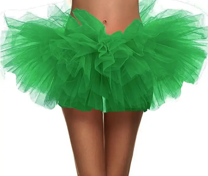 Pink Puffy Tulle Dance Skirt for Women - Image 7