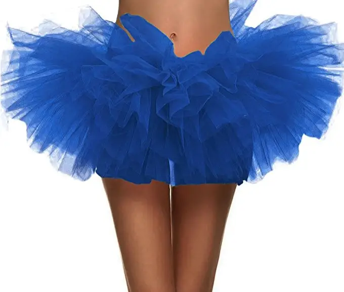 Pink Puffy Tulle Dance Skirt for Women - Image 8