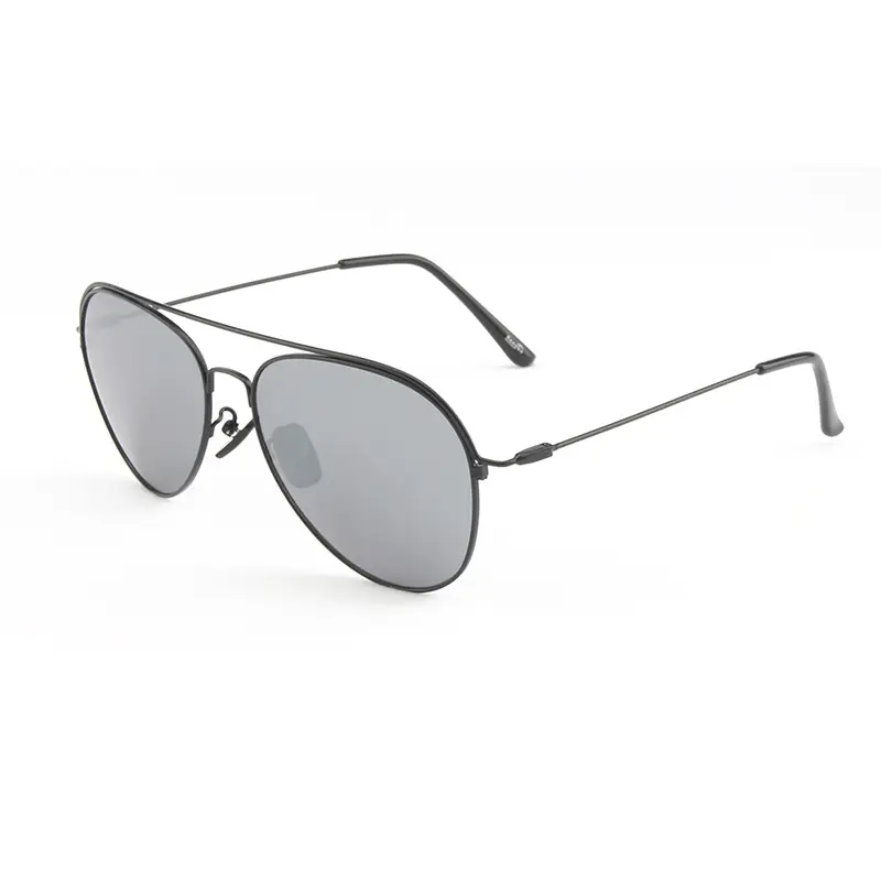 2026 Metal Sunglasses for Men Grey Aviator Style