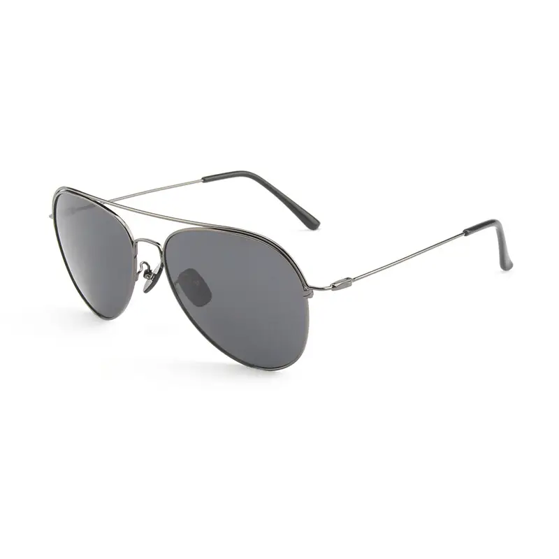 2026 Metal Sunglasses for Men Grey Aviator Style