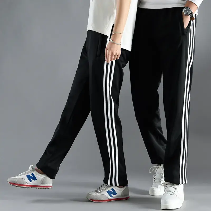 2019 Kids Fleece Straight-leg Pants Black All-match - Image 10