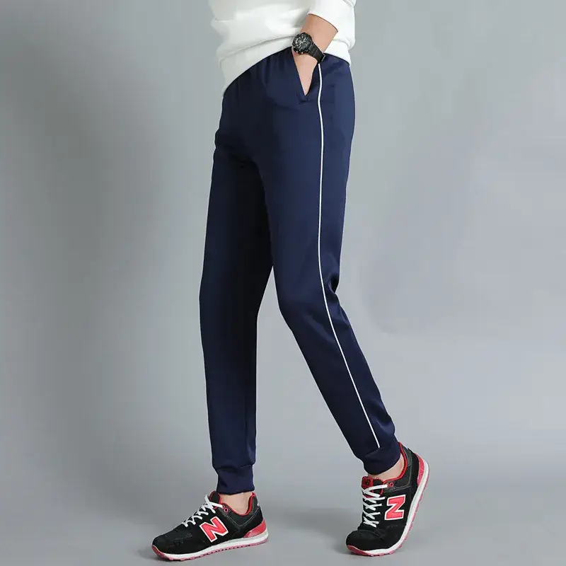 2019 Kids Fleece Straight-leg Pants Black All-match - Image 12