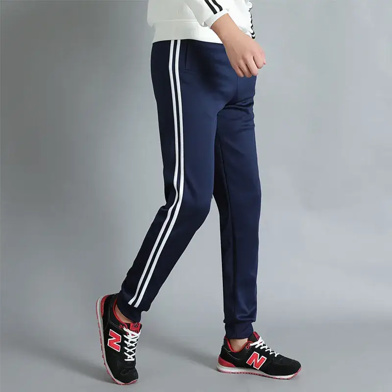 2019 Kids Fleece Straight-leg Pants Black All-match - Image 15