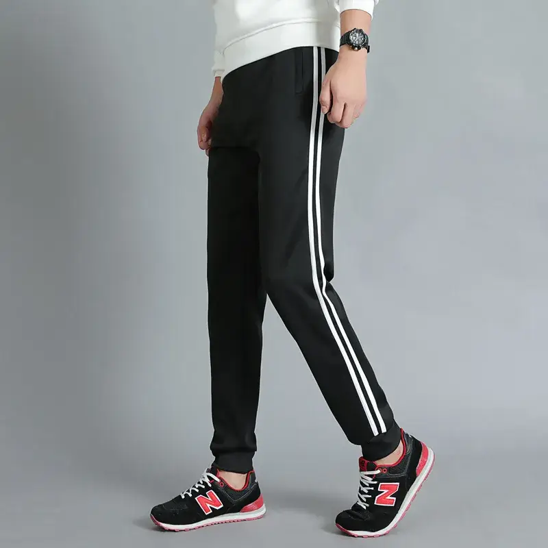 2019 Kids Fleece Straight-leg Pants Black All-match - Image 16