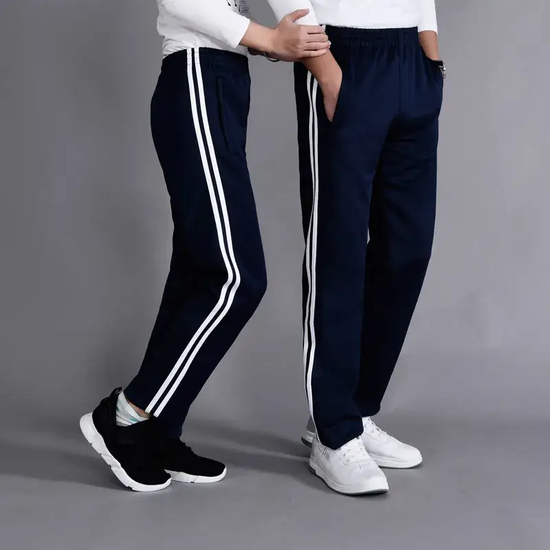 2019 Kids Fleece Straight-leg Pants Black All-match - Image 5