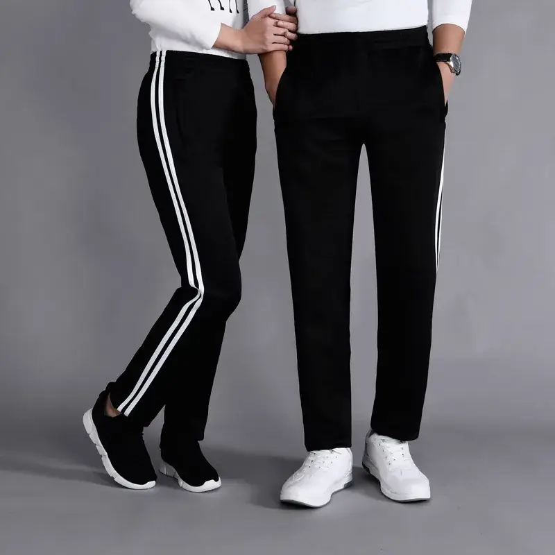 2019 Kids Fleece Straight-leg Pants Black All-match - Image 6
