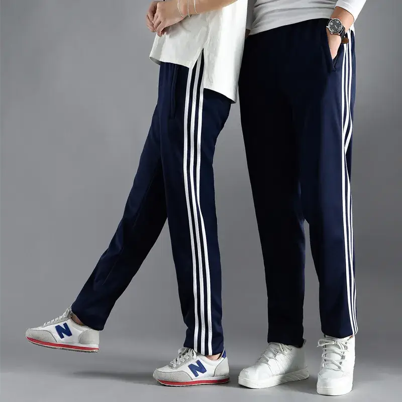 2019 Kids Fleece Straight-leg Pants Black All-match - Image 9