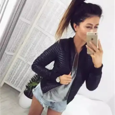 2024 Women's Pink Zipper Cardigan Slimming Top - Image 7