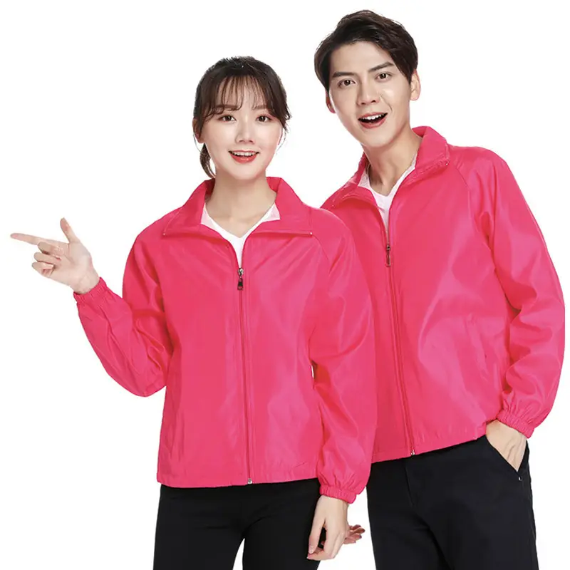 Men's Neon Printed Windbreaker Jacket Purple - Image 16