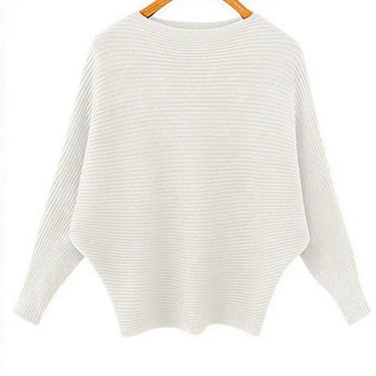Women's New Pullover Knitwear Long Sleeve Pure Color - Image 18