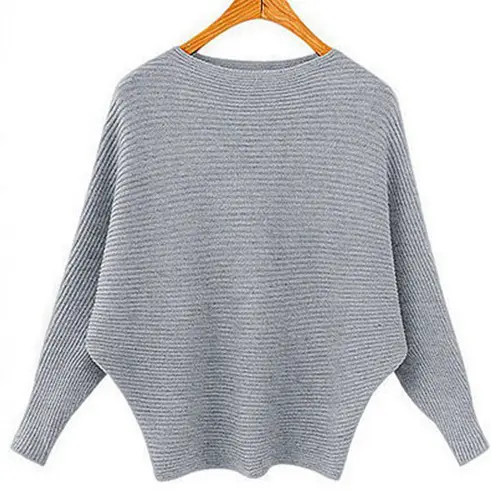 Women's New Pullover Knitwear Long Sleeve Pure Color - Image 5
