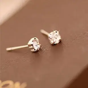 Silver White Bottom Flower Sapphire Earrings for Women — feature 10